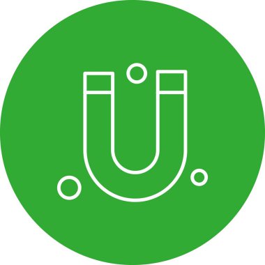  Vektör Mıknatıs Simgesi, vektör illüstrasyonu