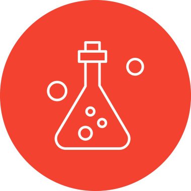  Vektör test tüpü simgesi