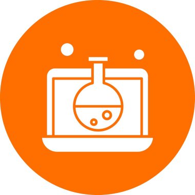 dizüstü bilgisayar simgesi, vektör illüstrasyonu