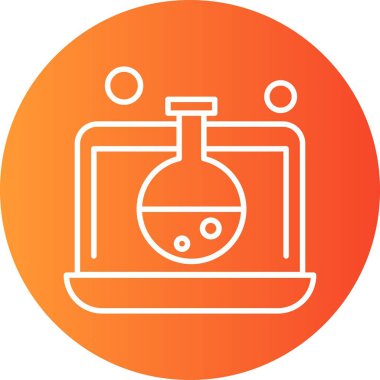 dizüstü bilgisayar simgesi, vektör illüstrasyonu