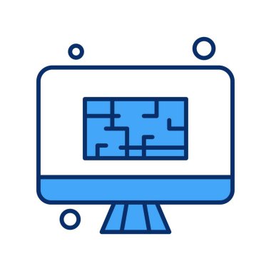 vektör yönlendirilmiş simge illüstrasyonu