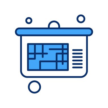 Vektör Analitik Web Simgesi, Vektör İllüstrasyonu