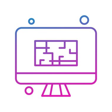 vektör yönlendirilmiş simge illüstrasyonu