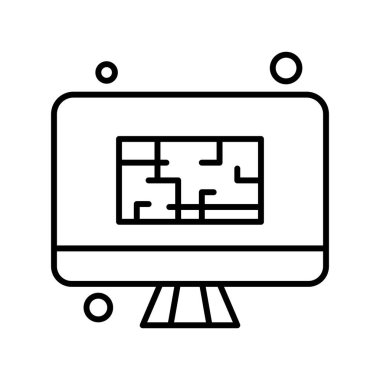 vektör yönlendirilmiş simge illüstrasyonu