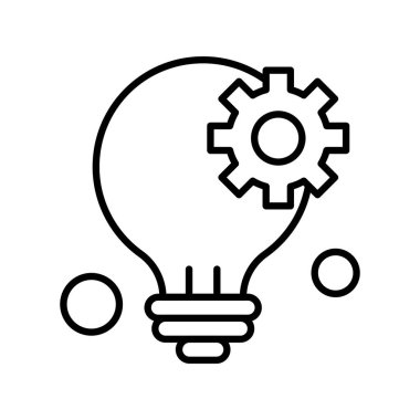 Ampul Simgesi, Vektör illüstrasyonu