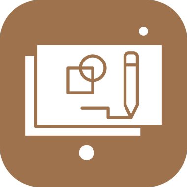  mimari web simgesi, plan vektör illüstrasyonu