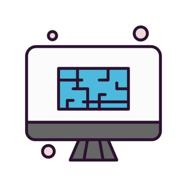 vektör yönlendirilmiş simge illüstrasyonu