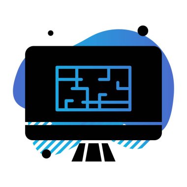 vektör yönlendirilmiş simge illüstrasyonu