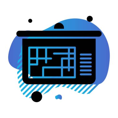 Vektör Analitik Web Simgesi, Vektör İllüstrasyonu