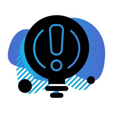  Ampul Simgesi, Vektör illüstrasyonu