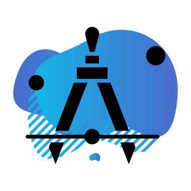 Vektör Çizim Pusula Simgesi, vektör çizimi