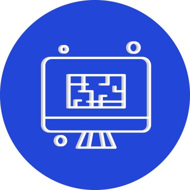 vektör yönlendirilmiş simge illüstrasyonu