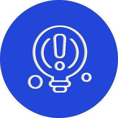  Ampul Simgesi, Vektör illüstrasyonu