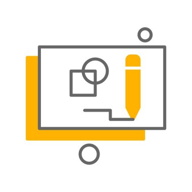  mimari web simgesi, plan vektör illüstrasyonu