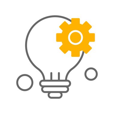  Ampul Simgesi, Vektör illüstrasyonu