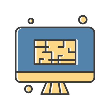 vektör yönlendirilmiş simge illüstrasyonu