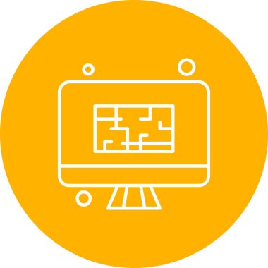 vektör yönlendirilmiş simge illüstrasyonu