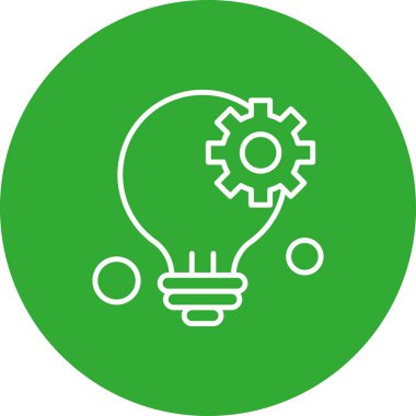  Ampul Simgesi, Vektör illüstrasyonu