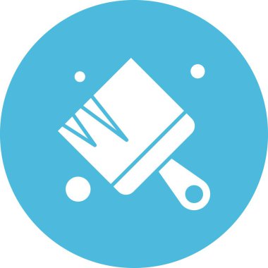  Fırça simgesi vektör illüstrasyonu 