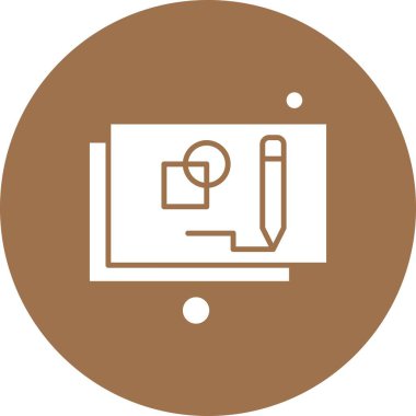  mimari web simgesi, plan vektör illüstrasyonu