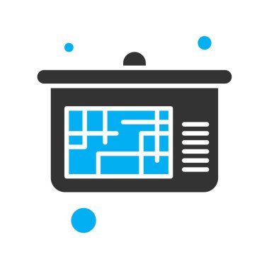 Vektör Analitik Web Simgesi, Vektör İllüstrasyonu