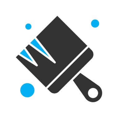  Fırça simgesi vektör illüstrasyonu 