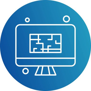 vektör yönlendirilmiş simge illüstrasyonu