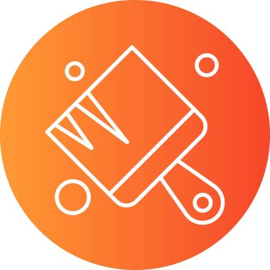  Fırça simgesi vektör illüstrasyonu 