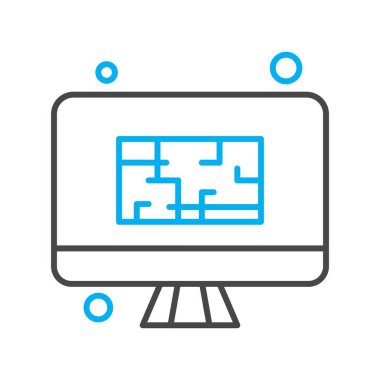 vektör yönlendirilmiş simge illüstrasyonu