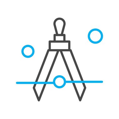 Vektör Çizim Pusula Simgesi, vektör çizimi