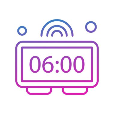 Nesnelerin internet konseptinin basit vektör simgesi