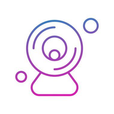  Kamera Simgesi, Vektör illüstrasyonu