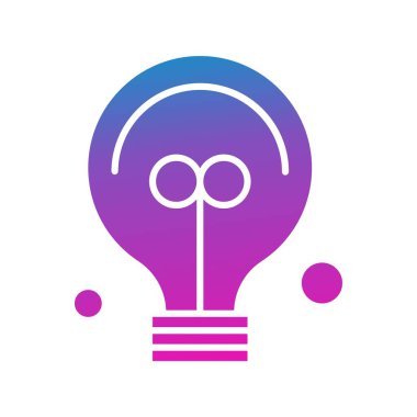  Ampul Simgesi, Vektör illüstrasyonu