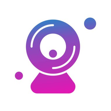  Kamera Simgesi, Vektör illüstrasyonu