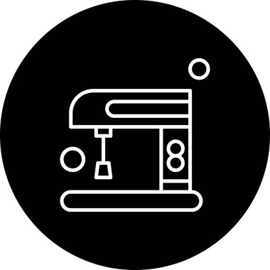  Vektör kahve makinesi simgesi