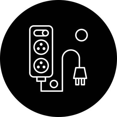 Nesnelerin internet konseptinin basit vektör simgesi