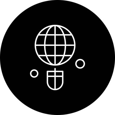 Nesnelerin internet konseptinin basit vektör simgesi