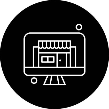 Nesnelerin internet konseptinin basit vektör simgesi