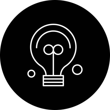  Ampul Simgesi, Vektör illüstrasyonu