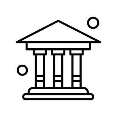 Nesnelerin internet konseptinin basit vektör simgesi