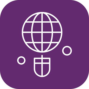 Nesnelerin internet konseptinin basit vektör simgesi