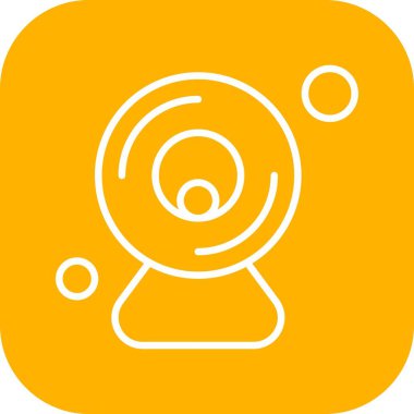  Kamera Simgesi, Vektör illüstrasyonu