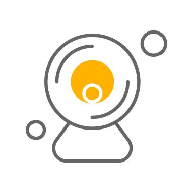  Kamera simgesi, vektör illüstrasyonu