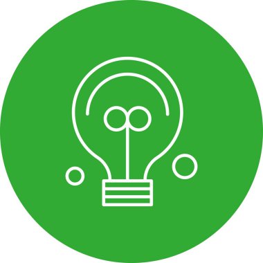  Ampul Simgesi, Vektör illüstrasyonu