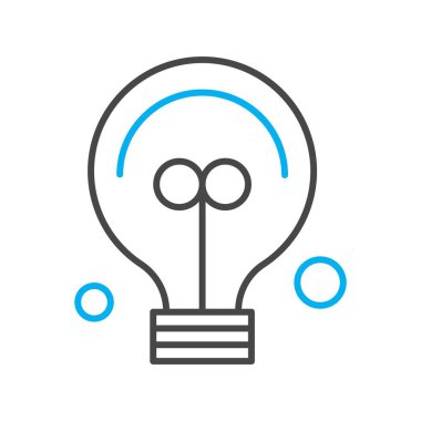  Ampul Simgesi, Vektör illüstrasyonu