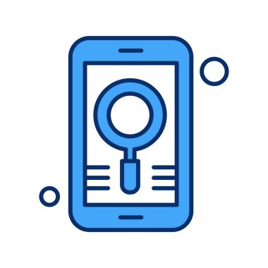 Vektör mobil ağ simgesi 