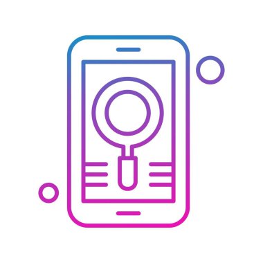 Vektör mobil ağ simgesi