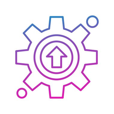  Simge ile dişli vektör ayarı