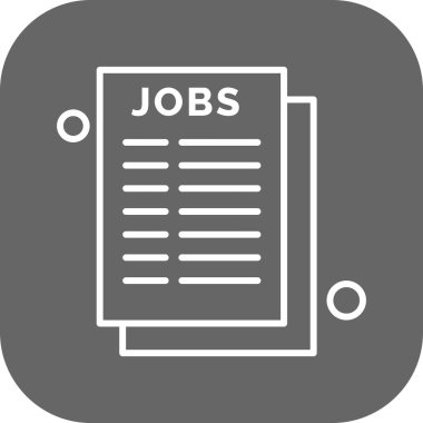 Belge, Müfredat vitae, vektör illüstrasyonu  