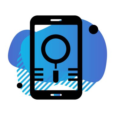 Vektör mobil ağ simgesi